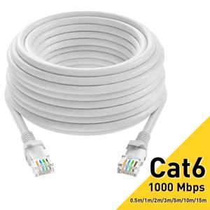 0.5/1/2/3/5/10/15/20/30/50M Cat6 이더넷 케이블 RJ45 UTP 1000Mbps 네트워크 코드 LAN 와이어 인터넷 리드 코드 라우터 컴퓨터 케이블
