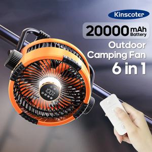 캠핑 팬 20000mAh 6 in 1 실외 천장 팬 4 속도 조절 충전식 데스크탑 공기 순환기 LED 조명 전원 뱅크 Camping Fan 20000mAh 6 in 1 Outdoor Ceiling Fan 4 Speed Adjustment Rechargeable Desktop Air Circulator LED Lighting Power Bank