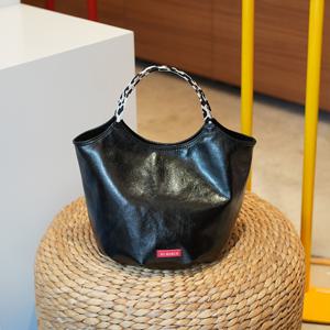 [소마치] BASKET BAG 블랙 바구니 토트백 M