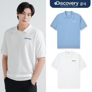 남성 크루넥 카라 반팔 니트 2종 택1   DMKTG1043-SET