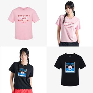 휠라 반팔티 세미크롭 썸머 그래픽 티셔츠 FS2RSH2457F_SKU