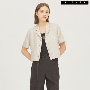 헤링본 린넨 자켓 SAJKC5431_BG