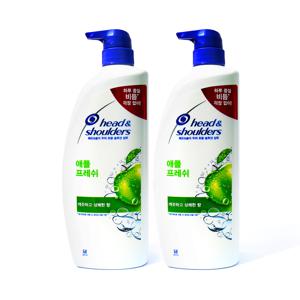 두피 토탈 솔루션 애플 프레쉬 샴푸 850ml x 2개