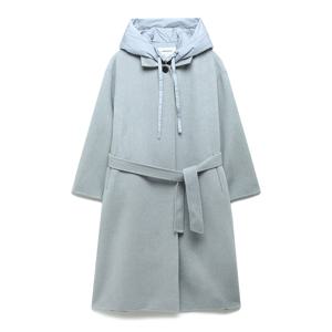 [최초가:959,000원] 캐시미어 22% 박시 롱코트 & 다운 베스트 N244MWCB52