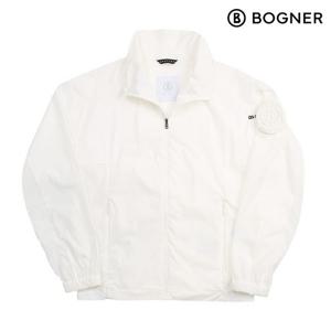 [보그너] 여성 서클 포켓 루즈핏 바람막이 점퍼 WHITE