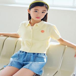 MKE2DH2213 여아 베이직 에코 쿨데님 쇼츠