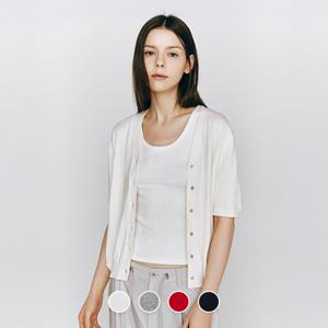 355528 여 14gg 하프 슬리브 가디건