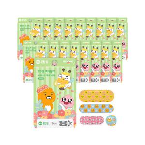 카카오 프렌즈 캐릭터 반창고 밴드(혼합) 14입 20개