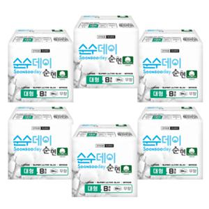 순면코튼 순수데이  대형 8매x3팩+3팩 생리대 순면 저자극 안전한 날개형 울트라슬림