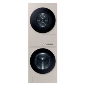 세리프 삼성전자 정품 BESPOKE 그랑데 AI 원바디 Top Fit WF2521HCBBB 세탁기 + 건조기 새틴 라이트베이지