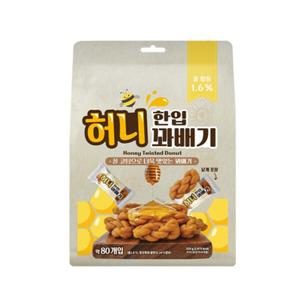 한입꽈배기 520g 허니 옛날과자 전통과자 개별포장 주전부리 어린이집간식 4봉