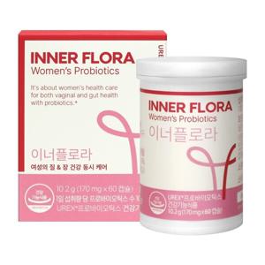 유한양행 뉴오리진 이너플로라 UREX 프로바이오틱스 유산균 60캡슐