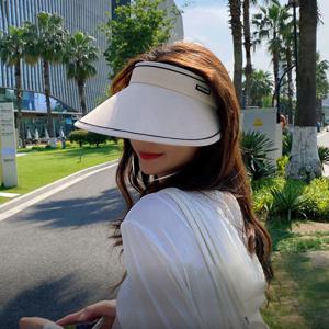 (1+1) 여성 자외선차단 돌돌이 썬캡 모자
