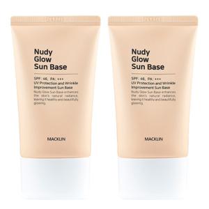1+1 맥클린 누디 글로우 선 베이스 SPF46 PA+++ 50ml 파데프리 민낯크림 쌩얼크림