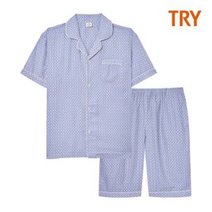 [트라이] 남성 반팔 레이온 파자마 J17