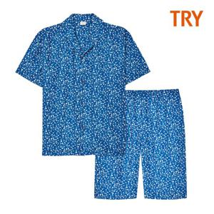 [트라이] 남성 반팔 레이온 파자마 J18