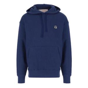 Valentino VLogo 자수 드로스트링 후드티 6V3MF28NAQU B01 TP939230125