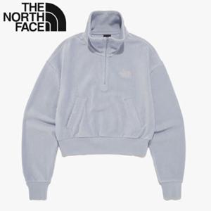 노스페이스 NM5MQ82C 여성 스위프트 벨루어 하프 반집업 티셔츠 KR