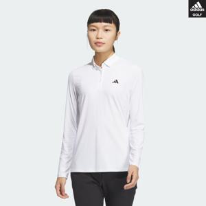 아디다스 여성 레귤러핏 긴팔 폴로 티셔츠 JF4618