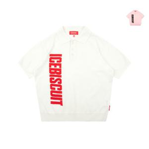 [아이스비스킷] 아이스비스킷레터폴로반팔스웨터_IB32KR560