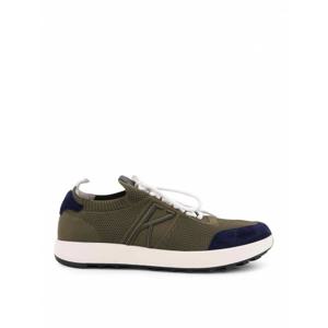 [KITON] 라프리마 남성 트레이너 로우탑 스니커즈 인 메쉬 위드 스웨이드 프로필 USSA031N0121704 그린 /8