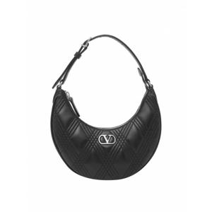 [VALENTINO] 라프리마 여성 크로스 바디 가방 Quiltie 67 호보 백 P0AS3MIC0NO 블랙 /8
