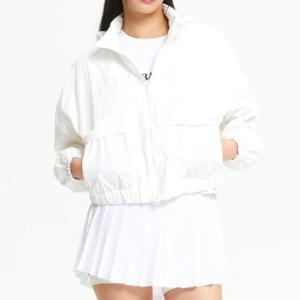 뉴발란스후드집업 KQJ NBNME3W312-64 여성 세미크롭 후드 우븐자켓
