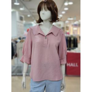 [아날도바시니]쿨링 폴리 7부 블라우스 AY06BL07M
