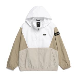 내셔널지오그래픽 N231MFT930 컬러블록 트레이닝 풀집업 BEIGE