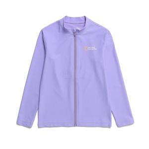 내셔널지오그래픽 K232URG520 스몰로고 백그래픽 집업 LAVENDER