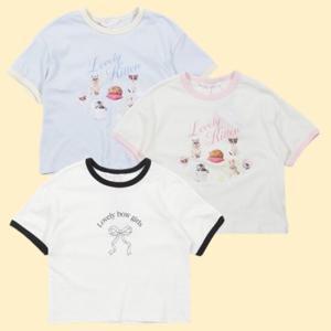 로엠걸즈배색 링거티셔츠RGRA2536C