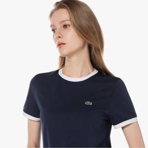 [시즌오프 30% 인하] 라코스테 공식 여성 반팔 티셔츠 TF677E-55G HDE
