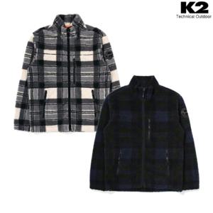 [K2] 남성 비숑(BICHON) 체크 플리스 (ECO) KMU23160