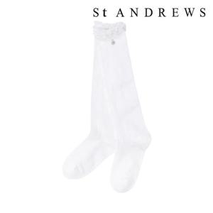세인트앤드류스  (821E1SC056WH) 여성 레이스 라인 니삭스