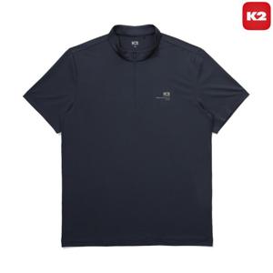 [케이투 (행사)]여름 남성 반팔 집업 티셔츠/등산/산행/차이나카라/냉감/GMM24295YD