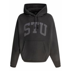 [STUSSY] 남성 STU 아플리케 후드 118578 0001 블랙 /3
