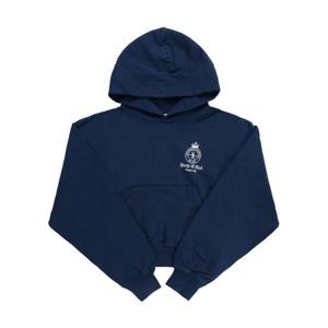 스포티앤리치 WS070S408CN 크라운 (CROWN) 로고 크롭 여성 후드티