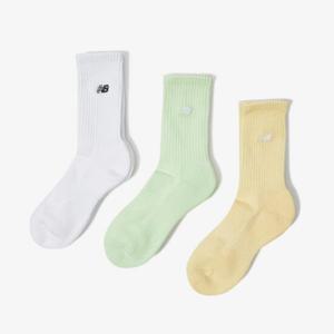 뉴발란스양말 KQJ NBGEEAP214-99 자수 장목양말 3Pack
