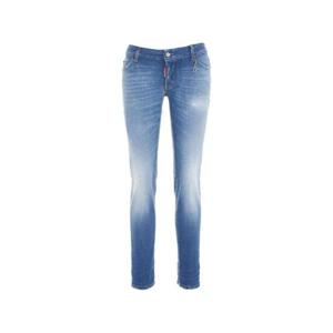 Dsquared2 로우라이즈 페이디드 디스트레스드 슬림 컷 진 S75LB0790S30663 470 TP942391360