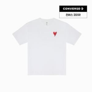 [컨버스공식] CVD 루즈 핏 그래픽 티 화이트 UCH618-001