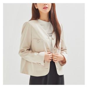 [로엠]칼라리스 V넥 자켓 (RMJKC23RT3-T)