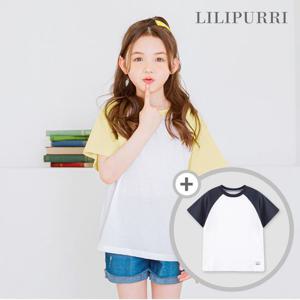 [릴리푸리]릴리푸리 셀렉트라글란티셔츠2종세트(옐로우)