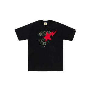 25 SS A BATHING APE  카모 페이스 스타 티셔츠 001TEL301035M TP437370713