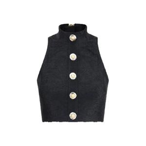 BALMAIN Baroque crop Top FF1AB495JK65_0PA