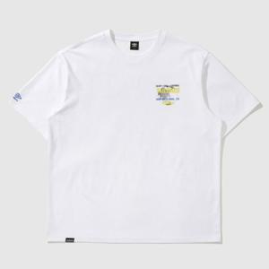 [엄브로] RAVE 등판 그래픽 반팔티 UP321CRS84 WHT