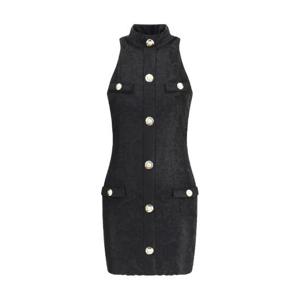 BALMAIN Baroque short Dress FF1R5127JK65_0PA