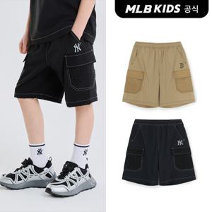 [MLB키즈 공식] 25SS 스트릿 베이직 포켓배색 우븐 팬츠 (2color) 7ASMB1153