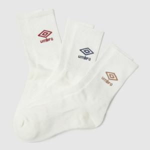 엄브로양말 JQS UP323CSC75-SCW 에센셜 3PACK 크루 삭스 / sweetcorn