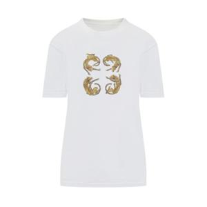 지방시 반팔 티셔츠 BW70EKP6YX 100 WHITE