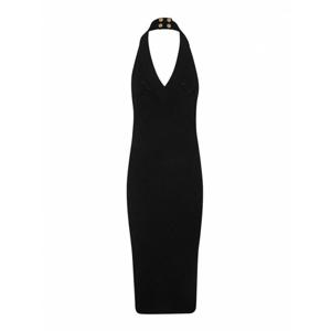[BALMAIN] 여성 숏 홀터넥 니트 미디 원피스 CF1RJ130KF530PA 블랙 /8